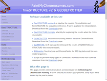 Tablet Screenshot of paintmychromosomes.com